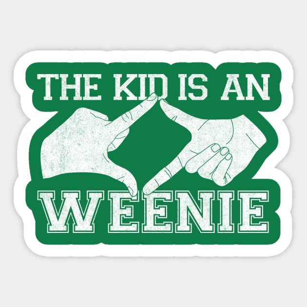 L7 Weenie Sticker by HeatherDee